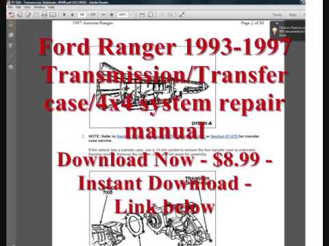 Ford C6 Transmission Repair Manual Free Download